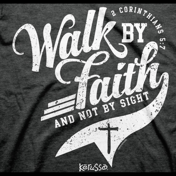 Kerusso Walk By Faith Tshirt - Picture 2 of 2